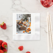 Serviette En Papier "Rolls de graines de pavot délicieusement parfumée (En situation)