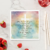 Serviette En Papier Romains 15:5 Bible Verse Papier serviettes (En situation)