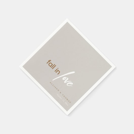 Serviette En Papier Romance rustique : Chute simple dans l'amour Maria (Coin)