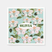 Serviette En Papier Romantic cherry blossom  (Devant)