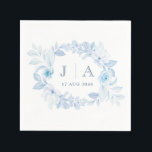 Serviette En Papier Romantic Chic Classic Floral Mariage Napkin<br><div class="desc">*Romantic Chic Classic Floral Mariage Napkin* Invitation vos proches avec nos délicates invitations à un mariage floral. Avec des fleurs douces et romantiques, ces motifs créent une atmosphère chaleureuse et accueillante pour votre journée spéciale. Entièrement personnalisable, vous pouvez ajouter votre touche personnelle pour rendre chaque invitation unique à vous. Imprimés...</div>