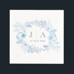 Serviette En Papier Romantic Chic Classic Floral Mariage Napkin<br><div class="desc">*Romantic Chic Classic Floral Mariage Napkin* Invitation vos proches avec nos délicates invitations à un mariage floral. Avec des fleurs douces et romantiques, ces motifs créent une atmosphère chaleureuse et accueillante pour votre journée spéciale. Entièrement personnalisable, vous pouvez ajouter votre touche personnelle pour rendre chaque invitation unique à vous. Imprimés...</div>