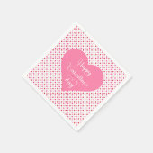 Serviette En Papier Romantic Love Hearts Napkins Valentine Decor (Coin)