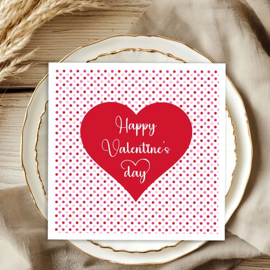 Serviette En Papier Romantic Love Hearts Napkins Valentine Decor