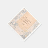 Serviette En Papier Romantic Paris Bridal Shower (Coin)