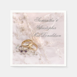 Serviette En Papier Romantique assez chic élégant