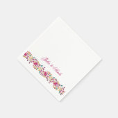 Serviette En Papier Romantique classique Pearl Swan Mariage de cadre f (Coin)