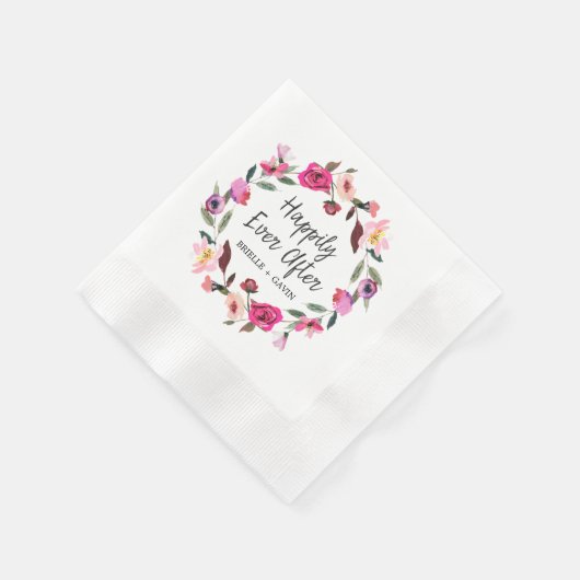 Serviette En Papier Romantique Conte de Fairytale Heureux Jamais après (Coin)