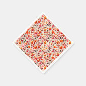 Serviette En Papier Romantique Floraison : la Saint-Valentin (Coin)