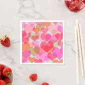 Serviette En Papier Romantique Saint Valentin Amour Saint Valentin amo (En situation)