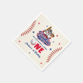 Serviette En Papier Rookie de l'année Anniversaire de baseball serviet (Coin)