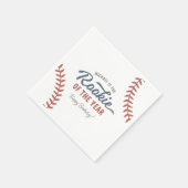 Serviette En Papier Rookie de l'année Baseball fête d'anniversaire (Coin)