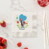 Serviette En Papier Rooster portugais (En situation)
