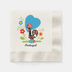 Serviette En Papier Rooster portugais