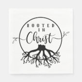 Serviette En Papier Rooted in Christ (Devant)