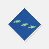 Serviette En Papier Roquettes Green Chilton (Coin)