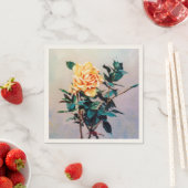 Serviette En Papier Rosa/Rose (En situation)