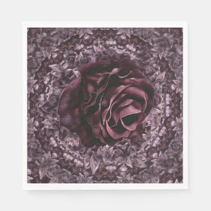 Serviette En Papier Rosace Mandala 