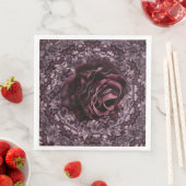 Serviette En Papier Rosace Mandala  (En situation)