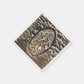Serviette En Papier Rosaire (Coin)