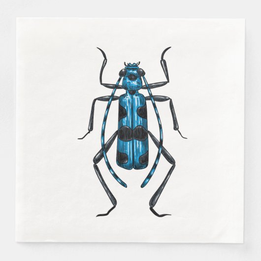 Serviette En Papier Rosalia Alpina (Devant)