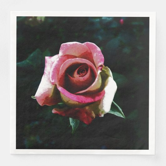 Serviette En Papier rose (Devant)