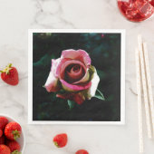 Serviette En Papier rose (En situation)