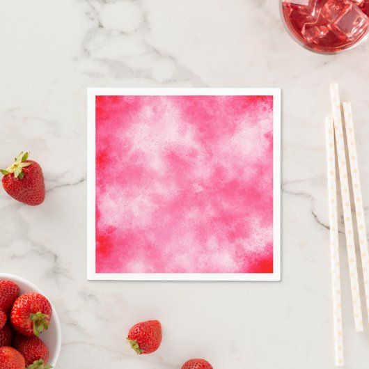 Serviette En Papier rose (En situation)