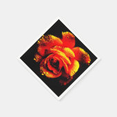 Serviette En Papier Rose (Coin)