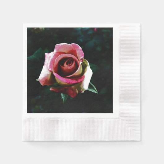 Serviette En Papier rose (Devant)