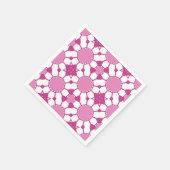 Serviette En Papier Rose 1 (Coin)