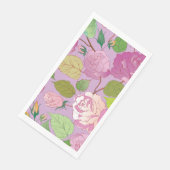 Serviette En Papier Rose 18 (Coin)