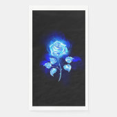 Serviette En Papier Rose bleu brûlant (Devant)