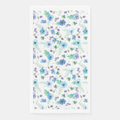 Serviette En Papier Rose bleue (Devant)