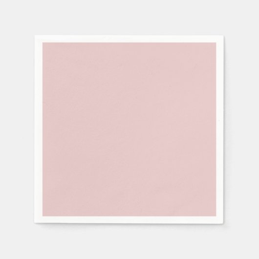 Serviette En Papier "Rose Blush Rose" (Devant)