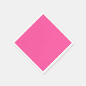 Serviette En Papier Rose brillant (couleur solide) (Coin)