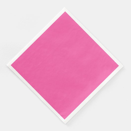Serviette En Papier Rose chaud clair clair (Coin)