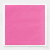 Serviette En Papier Rose chaud clair clair (Devant)