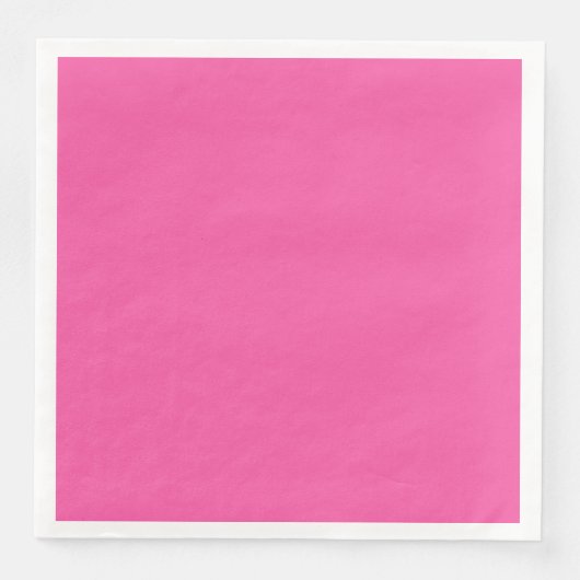 Serviette En Papier Rose chaud clair clair (Devant)