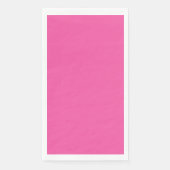 Serviette En Papier Rose chaud clair clair (Devant)