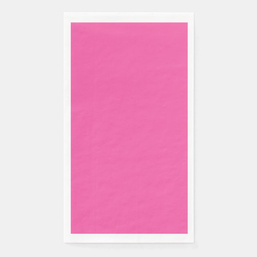 Serviette En Papier Rose chaud clair clair (Devant)