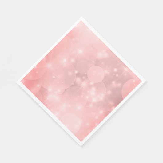 Serviette En Papier Rose clair (Coin)