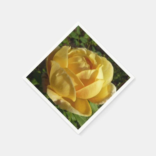 Serviette En Papier Rose d'Angleterre (Coin)