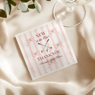 Serviette En Papier Rose de campagne Nouveau dans le club Fille Golf S