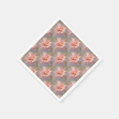 Serviette En Papier Rose doré (Coin)