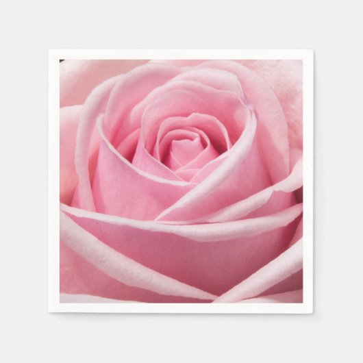 Serviette En Papier Rose douce (Devant)