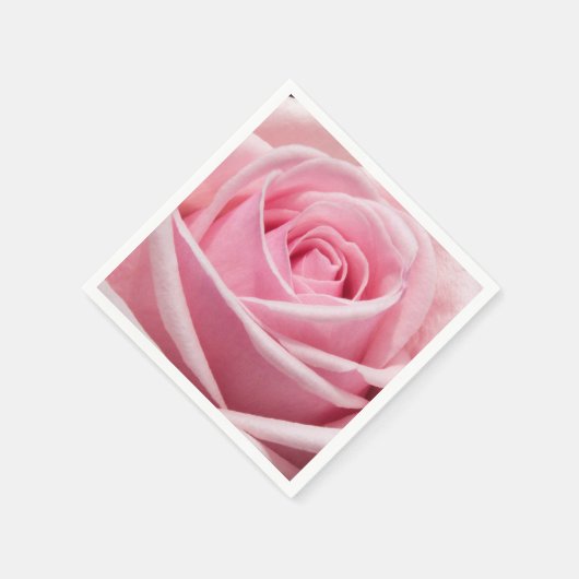 Serviette En Papier Rose douce (Coin)