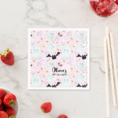 Serviette En Papier rose éffrayant (En situation)