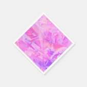 Serviette En Papier rose et violet (Coin)