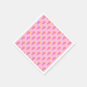 Serviette En Papier Rose Féministe (Coin)